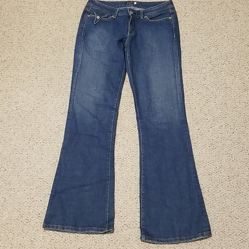 Blue Tattoo Wide Leg Jeans, Size 29